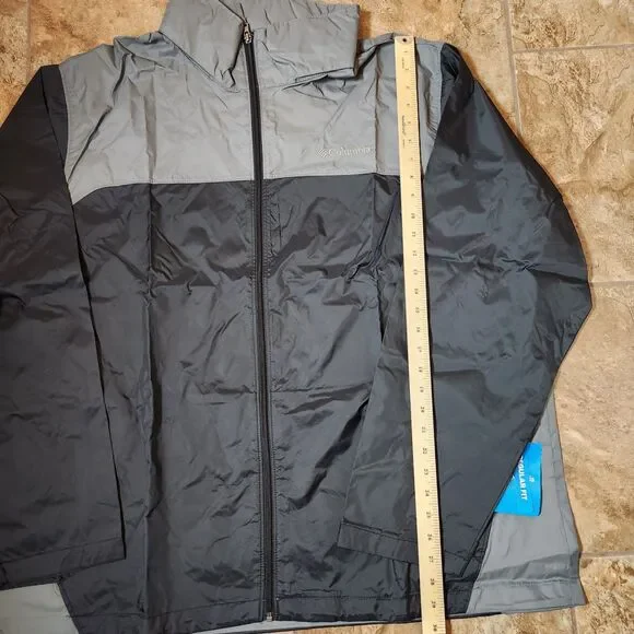 Columbia Glennaker Lake II Rain Jacket Men’s 2X Black/Grey NWT - Picture 4 of 10